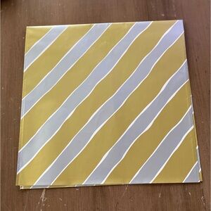 Vintage 90’s Metallic Striped Gift Wrap (2 Sheets)